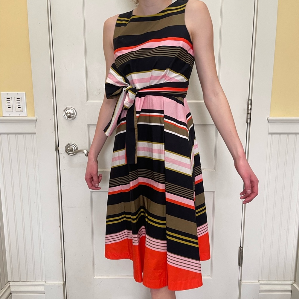 Colorful stripes Ann Taylor dress